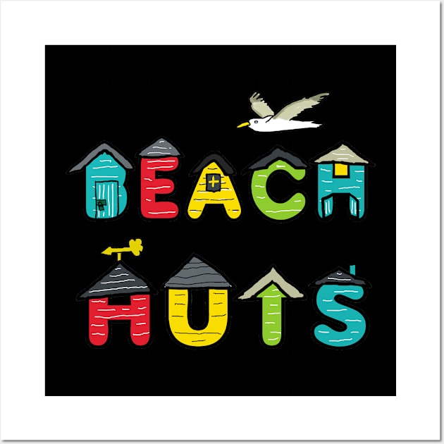 Beach Huts Wall Art by Mark Ewbie